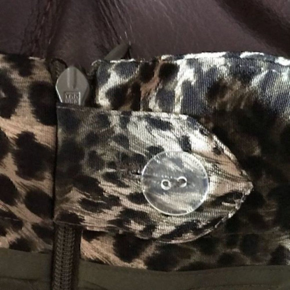 *30off3* NWOT. Dana Buchman. Leopard Print Skort. - Picture 7 of 8